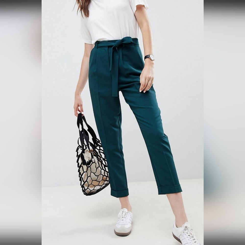 ASOS woven peg pants